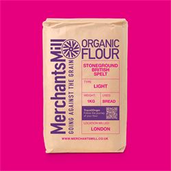 Merchants Mill | Organic Stoneground British Light Spelt Flour 1Kg | 1kg