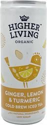 Higher Living | Ginger Lemon & Turmeric Iced Tea | 250ml