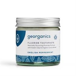 Georganics | Natural Mineral Fluroide Toothpaste - Peppermint 60ml | 60ml