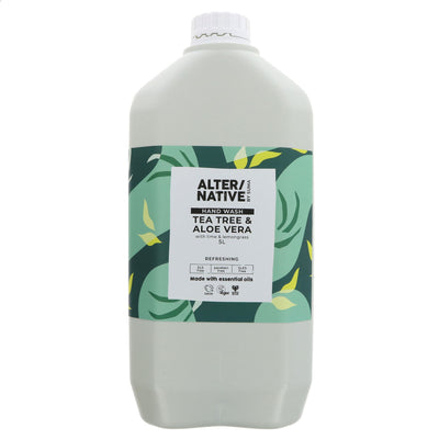 Alter/Native | Hand Wash - Tea Tree & Aloe - Refreshing with lemongrass | 5l