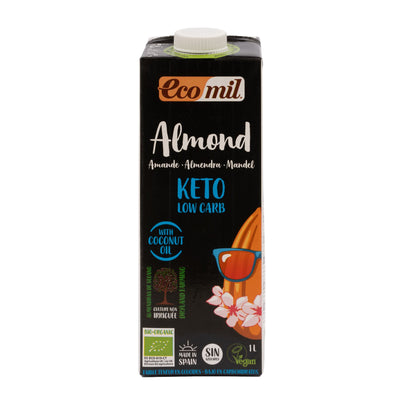 Ecomil | Almond milk sugar-free Keto Bio | 1ltr