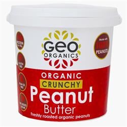 Georganics | Peanut Butter - 100% Organic Peanut Butter Crunchy 1000g | 1000g