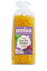 Amisa | Organic & Gluten Free Corn & Rice Fusilli Pasta 500g | 500g