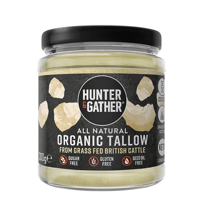 Hunter & Gather | Org British Grass-Fed Beef Tallow | 300g