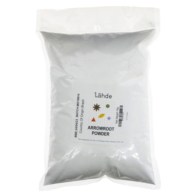 Lahde Arrowroot Powder | 1 KG | Vegan flour for light, fluffy gluten-free baking & thickening sauces