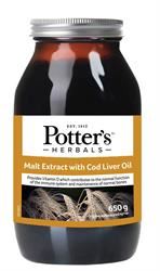 Potters | Potter Malt Extract and Cod Liver Oil 650g | 650g