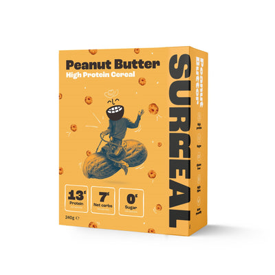 Surreal | Peanut Butter flavoured High protein cereal | 240g