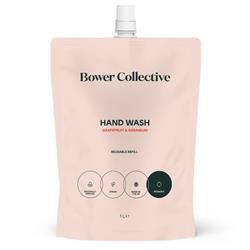 Bower Collective |  Grapefruit & Geranium Bower Natural Hand Wash Refill 1L | 1000ml