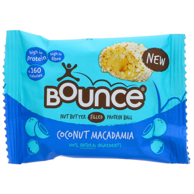 Gluten-free snack with coconut and macadamia, no added sugar, guilt-free treat. Part of Superfood Market's snack range.