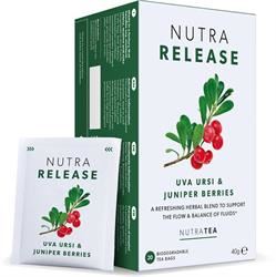 Nutratea | Nutra Release Tea - 20 Herbal Tea Bags | 20 sachet