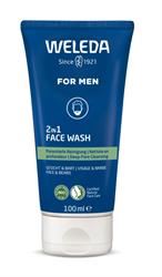 Weleda | Men's 2 in 1 Face & Beard Wash Gel 100ml | 100ml