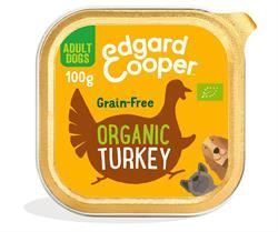 Edgard and Cooper | Organic Turkey Coconut & Chia Seeds Tray for Dogs 100g | 100g