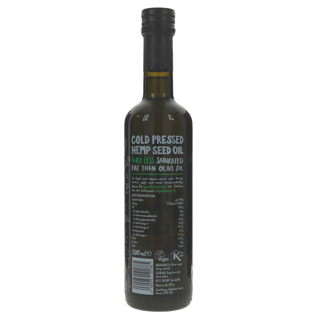 Good Hemp | Hemp Seed Oil - Extra Virgin | 500ml