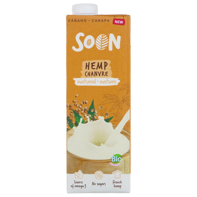 Soon | Organic Hemp Drink - Unsweetened | 1l