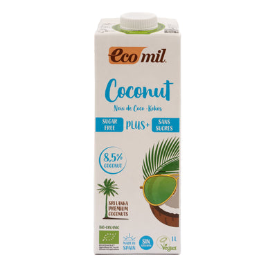 Ecomil | Coconut milk S/free calcium Bio (8.5% c/nut) | 1ltr