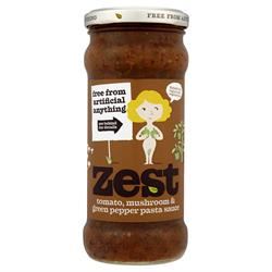 Zest | Tomato Mushroom & Green Pepper Pasta Sauce 340g | 340g