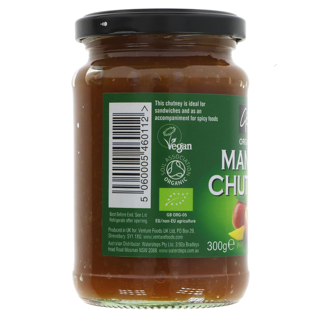 Geo Organics | Organic Mango Chutney - Fairtrade | 370g