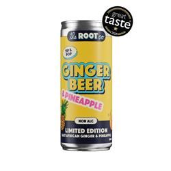 The Root Co | Pineapple-Flavoured Ginger Beer from East African Ginger - 230ml | 230ml