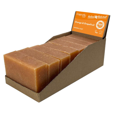 Friendly Soap | Naked & Natural Soap Orange Grapefruit | 95g