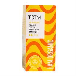 TOTM | TOTM Organic Tampons - App Regular 16 Per Box Case of 10 | 64g