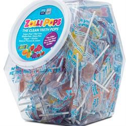 Zolli Pops | Sugar Free Mixed Fruit Lollipop Jar 800g | 800g