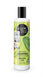 Organic Shop | OS Repairing Shampoo for Damaged Hair Avocado&Olive (280ml) | 280ml