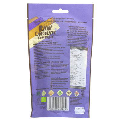 Raw Chocolate Company | Cacao Nibs | 150G