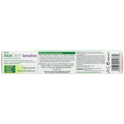 Aloe Dent | Aloe Vera Sensitive Toothpaste - with Echinacea | 100ml