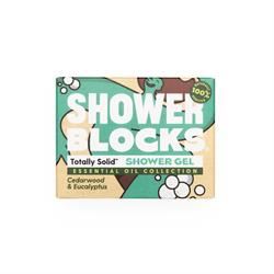 Shower Blocks | Shower Blocks Solid Shower Gel in Cedarwood & Eucalyptus 100g | 100g