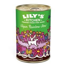 Lilys Kitchen |  Vegan Rainbow Stew Dog Complete Wet Food 400g | 400g