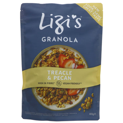 Lizi's Vegan Treacle/Pecan Granola | No Added Sugar | 400G