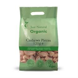 Just Natural Organic | Organic Cashews Pieces 125g | 125g