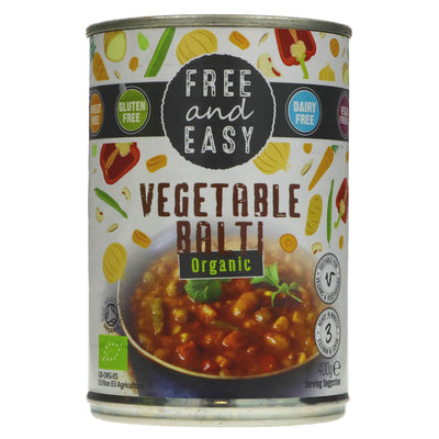 Free & Easy | Vegetable Balti - Og | 400G