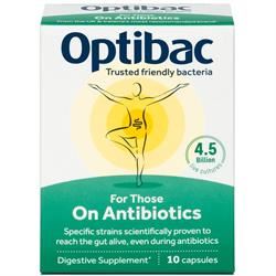 Optibac Probiotics | For Those on Antibiotics 10 capsules | 10 capsule