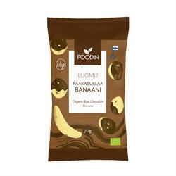 Foodin | Organic Raw Chocolate Coated Banana 70G | 70g