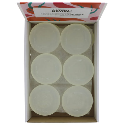 Alter/Native | Glycerine Soap - Grapefruit & Aloe - Round soap bar | 90g