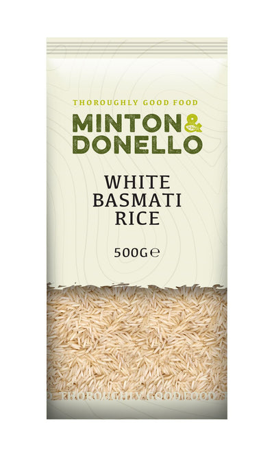 Minton & Donello | White Basmati Rice | 500g