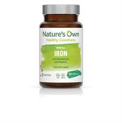 Natures Own | Iron with Molybdenum and Vitamin C. 60 capsules | 60 capsule