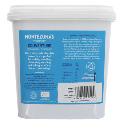 Montezuma's | Milk Couverture | 3 Kg