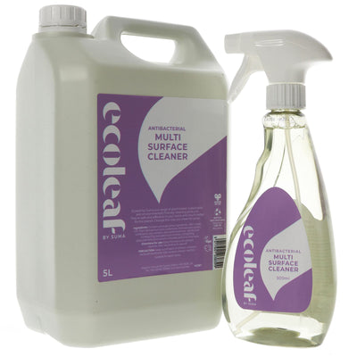 Ecoleaf | Multi Surface Cleaner - Anti Bacterial | 500ml