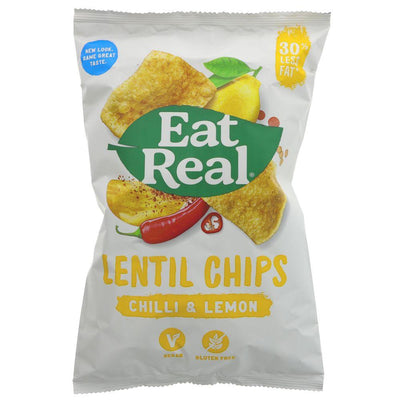 Eat Real | Lentil Chips Chilli Lemon | 95g