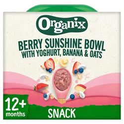 Organix | Organix Berry Sunshine Bowl with Yoghurt Banana & Oats (120g) | 120g