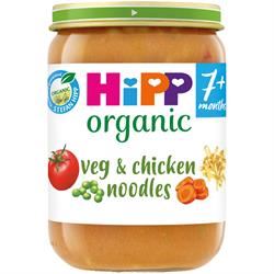 Hipp | Organic Vegetables with Noodles & Chicken 190g | 190g