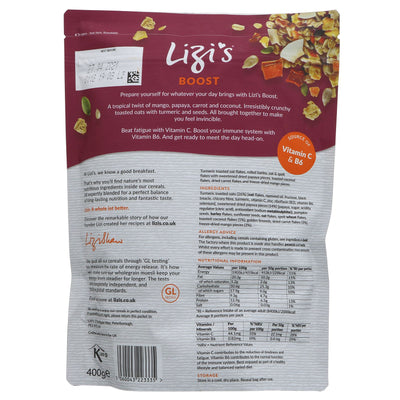 Vegan Super Muesli with Tropical Twist - Lizi's Boost (400g)