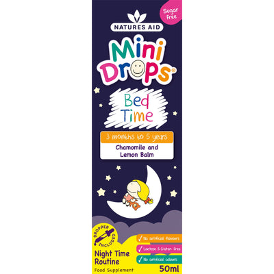 Natures Aid | Mini Drops Bed Time | 50ml