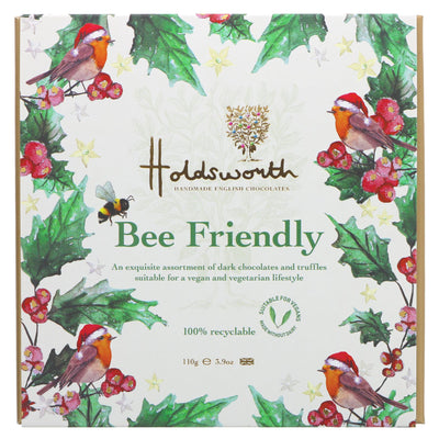 Holdsworth Chocolates | Bee Friendly Xmas Gift Box | 110g