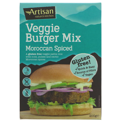 Artisan Natures Kitchen | Moroccan Spiced GF Burger Mix | 200g