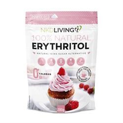 NKD Living | Erythritol Powdered Natural 0 Calorie Sweetener 200g | 200g