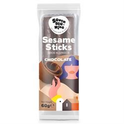 Seven Ate Nine | Sesame Sticks with Chocolate 60g | 60g