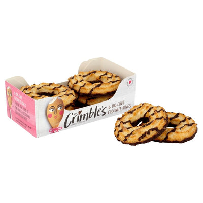 Mrs Crimbles | Large Chocolate Coconut Rings  | 200g